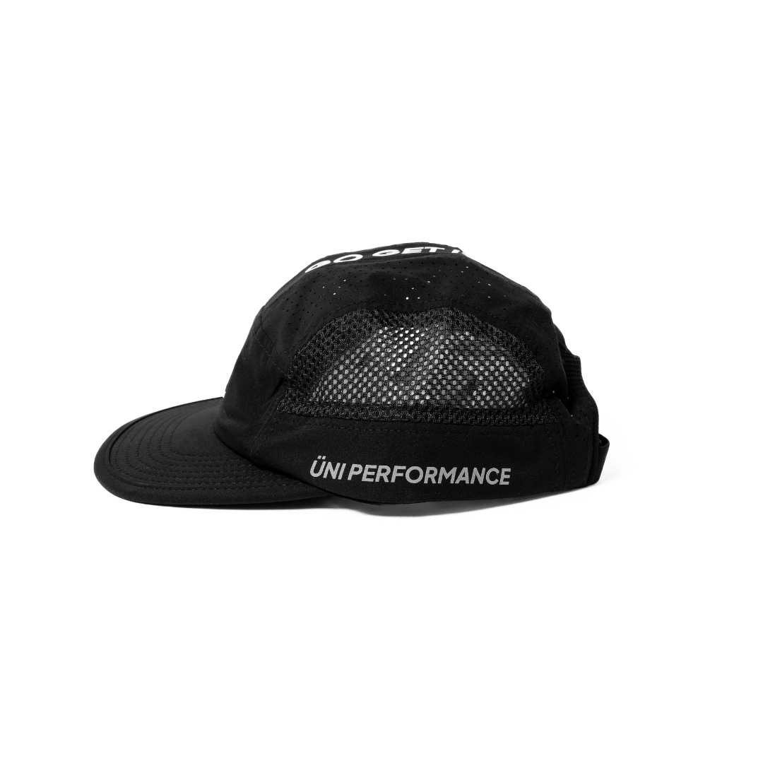 Performance Run Cap, Black, view 3