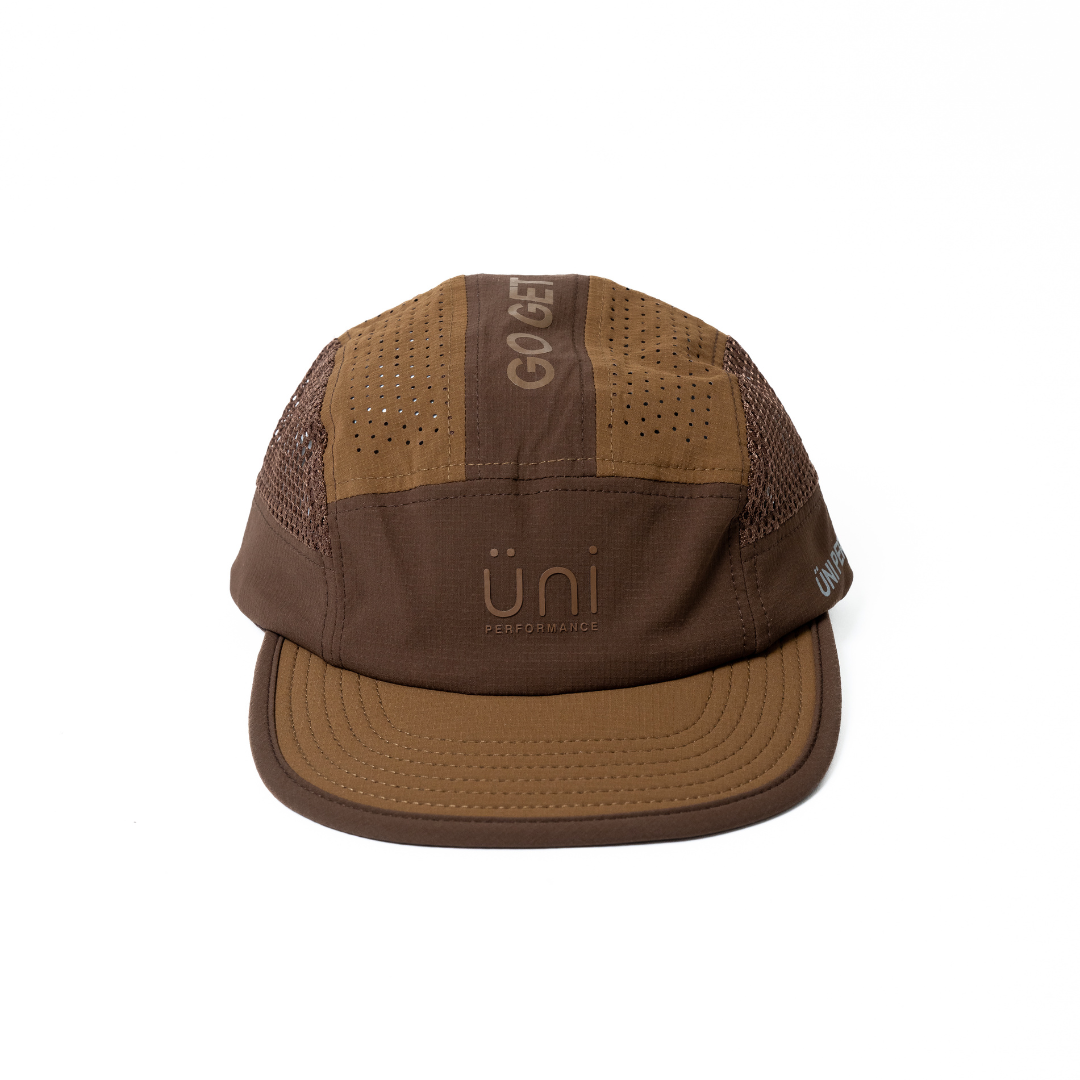Performance Run Cap, Mocha, view 1