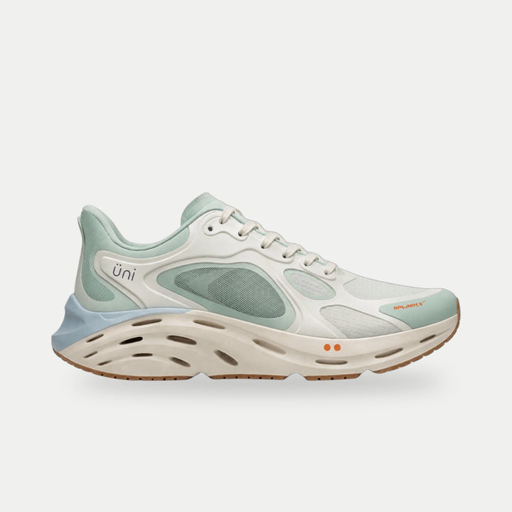 Ignite Lace in Seafoam, side profile